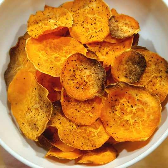 Air Fryer Sweet Potato Chips